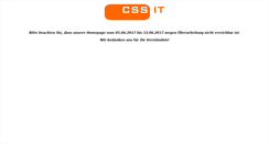 Desktop Screenshot of cssit.de